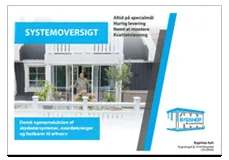 Forsiden af Bygshops systembrochure